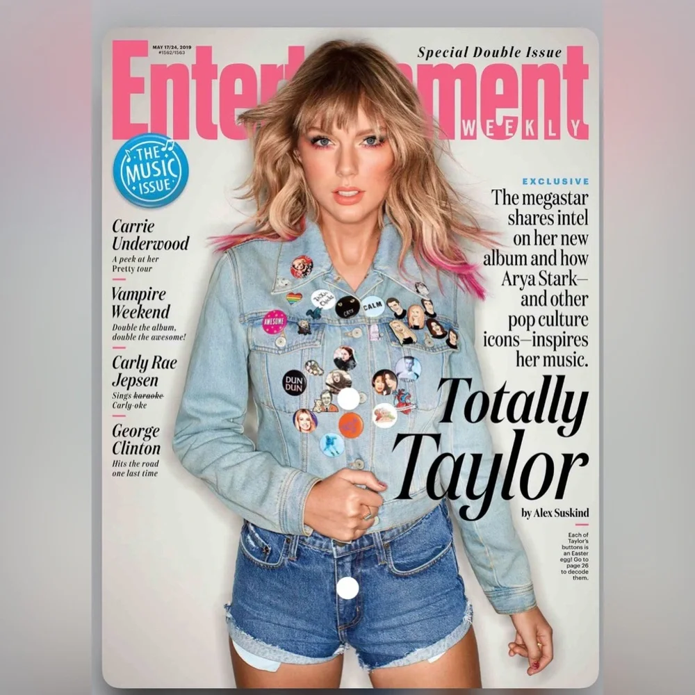 New Taylor Swift Entertainment Weekly Issue May 2019 - Picture 1 of 6